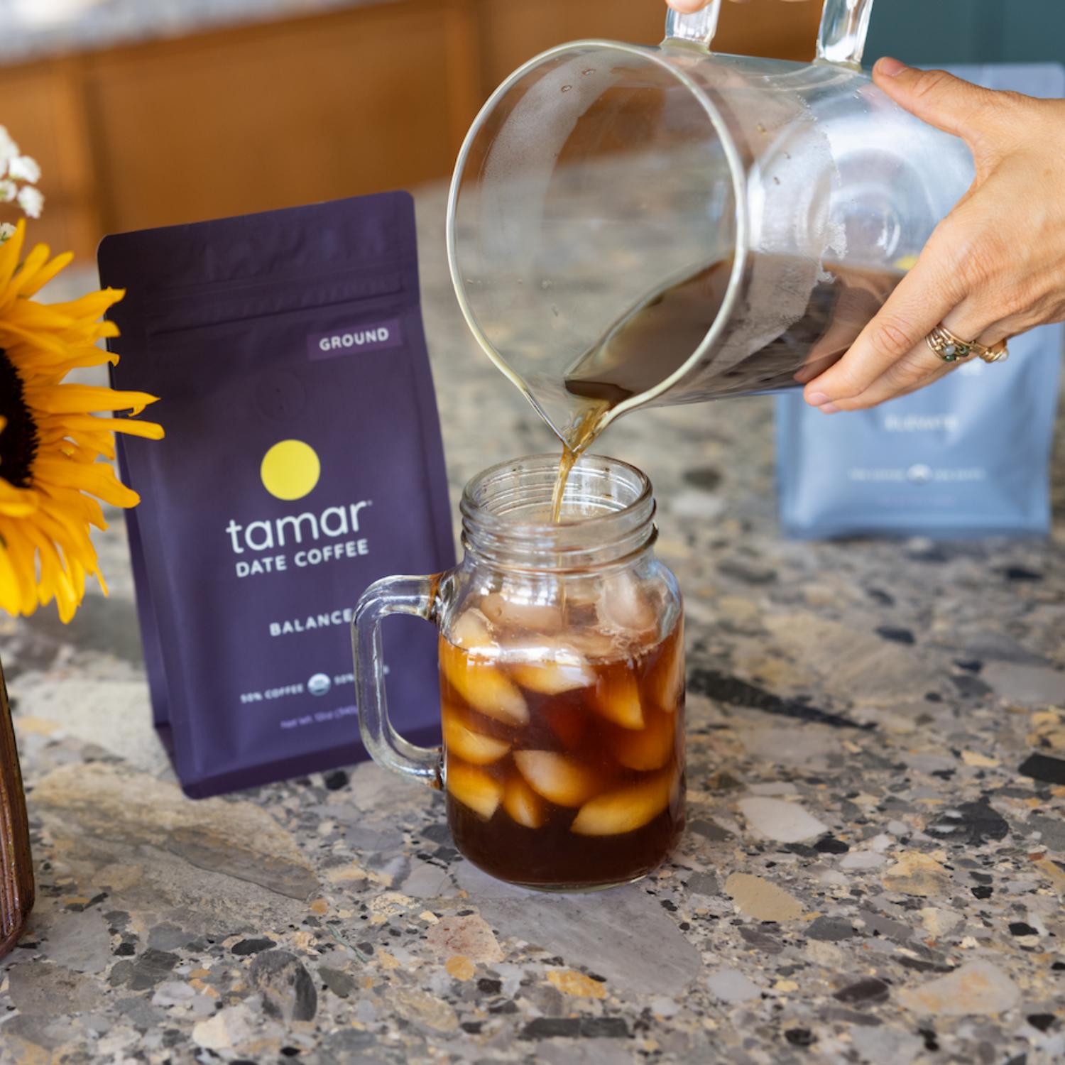 tamar date coffee alternative acid reflux gut health elevate